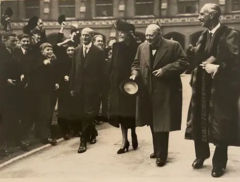 Keystone - Churchill receives Freedom of Woodford and