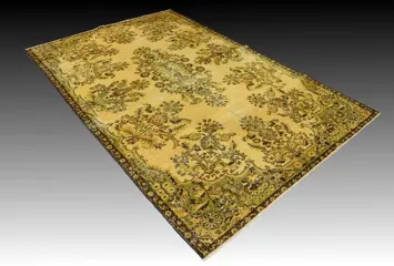 Luxury yellow vintage - Vloerkleed - 270 cm - 174 cm