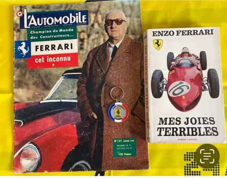 Documentatie - FERRARI France porte clé Livre / MES JOIES