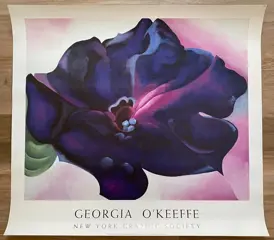 Georgia O' Keeffe (after) - Petunia - 1991
