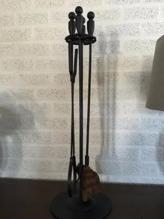 Haardset , kachelset , openhaardset , kachelgereedschap