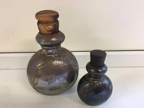 Glazen kruiken , potjes , vaasjes ,kruik , kado