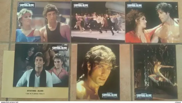 STAYING ALIVE lobbycard set.