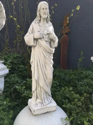 Tuin beeld , tuinbeeld , Here Jezus Cristus , religieus
