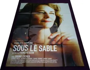 SOUS LE SABLE FRANSE filmposter.