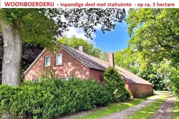 Woonboerderij op 5 hectare