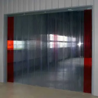 Strokengordijn dubbel geribbeld op maat