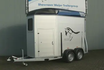 Sirius S80 zeer ruime 2 paards aluminium paardentrailer