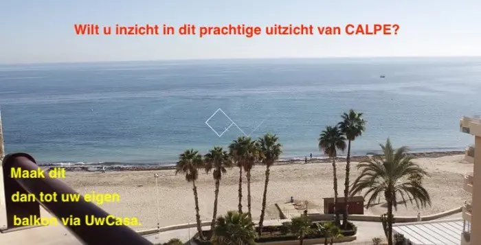 Uw eigen Penthouse in CALPE aan zee en met