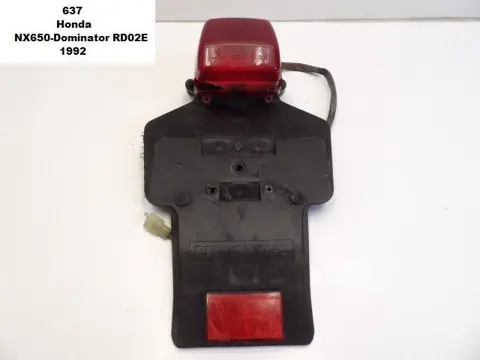 KENTEKENPLAATHOUDER Honda NX 650 Dominator 1988 - 2000