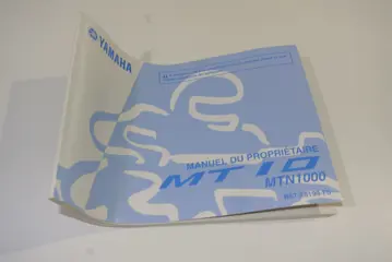 INSTRUCTIEBOEKJE Yamaha MT 10 2016 - 2021