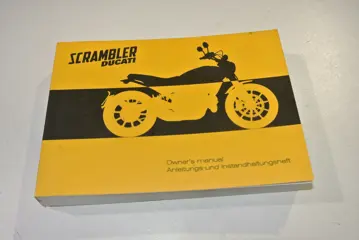 INSTRUCTIEBOEKJE Ducati Scrambler 2015 - 2016