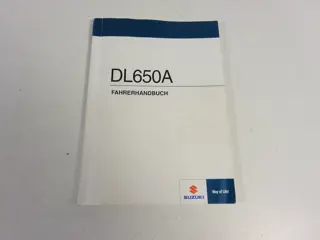 INSTRUCTIEBOEKJE Suzuki DL 650 V STROM 2012 - 2014