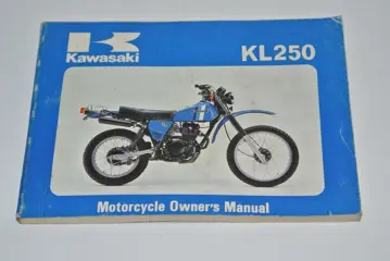 INSTRUCTIEBOEKJE Kawasaki KLR 250 1984 - 1990