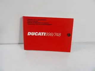 INSTRUCTIEBOEKJE Ducati 748 1996 - 2002
