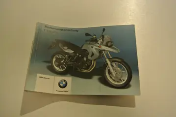 INSTRUCTIEBOEKJE BMW F 650 GS 2008 - 2013