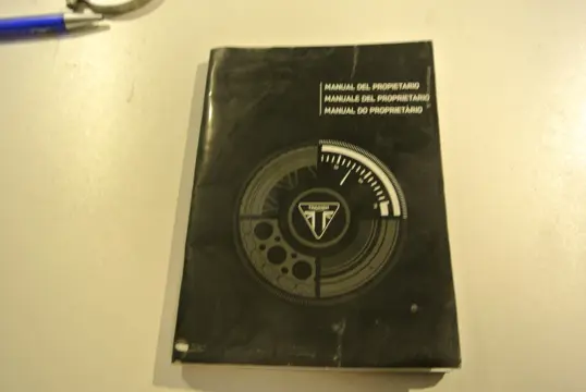 INSTRUCTIEBOEKJE Triumph Bonneville T 120 2019 - 2020