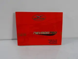 INSTRUCTIEBOEKJE Moto Guzzi Nevada 750 1991 - 2019