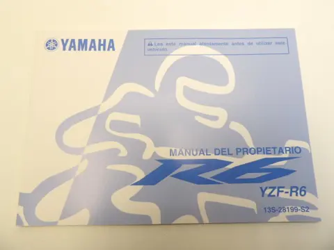 INSTRUCTIEBOEKJE Yamaha YZF R6 2008 - 2009