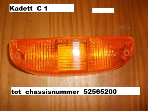 8970091 Knipperlichtglas Opel Kadett C 1