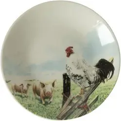 Petit Four bordjes Kip - Varken Wiebes Farm