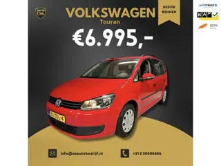 Volkswagen Touran 1.6 TDI BlueMotion Multi-stuur NAVI Lage Km NAP 1de eigenaar.