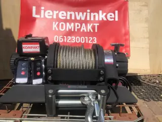 Elektrische lier 24 volt 11,3 TON 26 x 14mm Kabel KOMPAKT