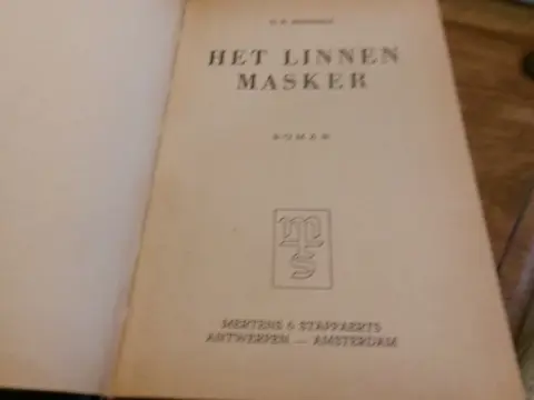 D. K Jennings : Het linnen masker