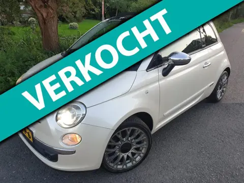 Fiat 500 C 1.2 Lounge/Automaat/Clima/Cabrio/Leder/Parelmoer