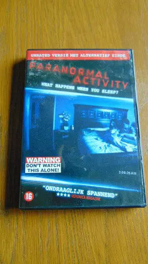 Paranormal activity dvd
