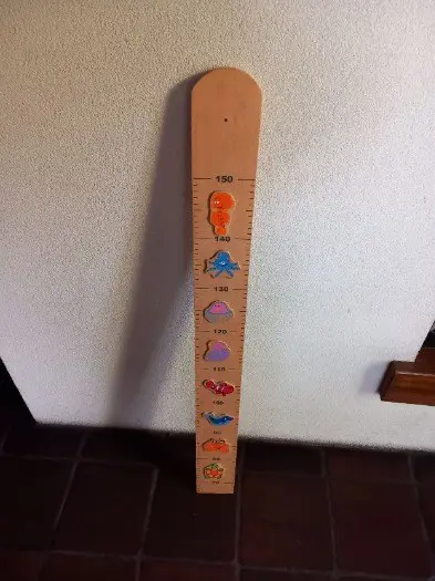 Kinder, groeimeter ,meetlat - 150cm - z.g.a.n. 5,-