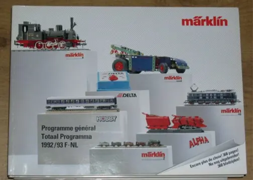 Marklin Hoofd catalogie1992-1993