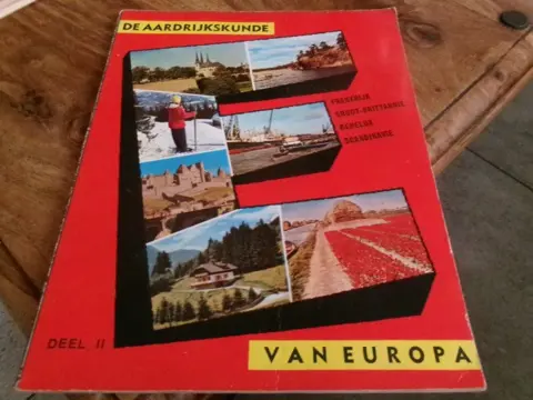 De Aardrijkskunde van Europa deel 1 en 2 ( chromoboek)