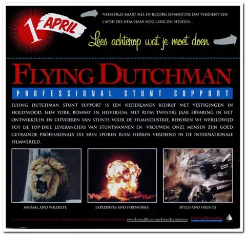 Ansichtkaart: Flying Dutchman Professional Stunt Support