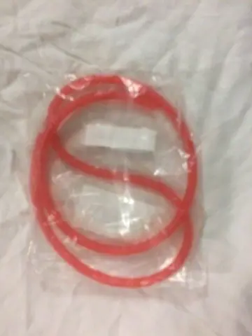 Benzineleiding 5-8 mm, rood, 1 meter