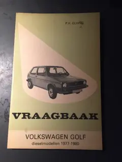 Vraagbaak Volkswagen Golf 1500 Diesel 1977