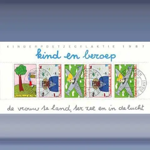 Kinderzegels (blok) (1987)