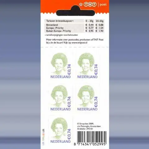 Beatrix &euro; 0.74 (2009)