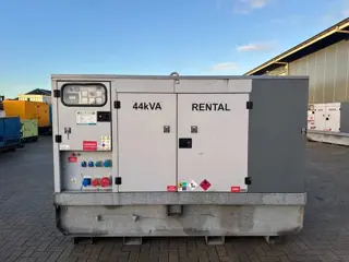 Europower EPUS44TDE Kubota Leroy Somer 44 kVA Supersilent Rental generatorset