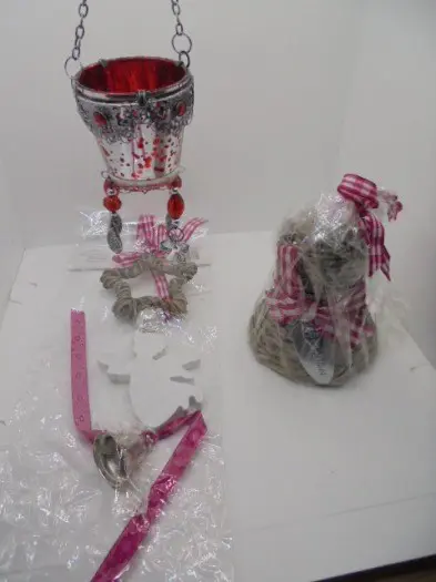 KERST DECO SET 9 STUKS NR. 8 NIEUW