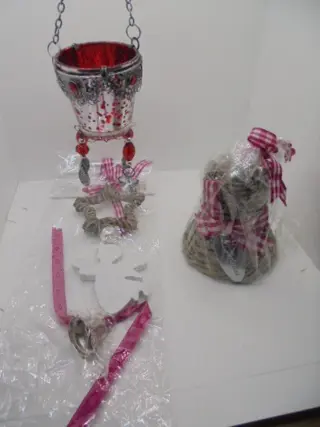 KERST DECO SET 9 STUKS NR. 8 NIEUW