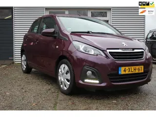 Peugeot 108 1.0 VTi Active Top, airco, 5-deurs, cabrio-dak, boekjes, nieuwe apk, 2x sleutel, nette a