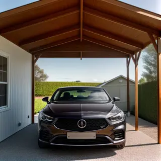 Plaatsing van een carport