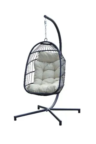 Boender Outdoor Hangstoel aluminium creme