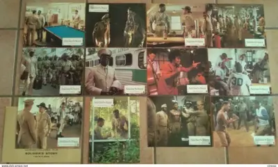 A SOLDIER ' S STORY lobbycard set.