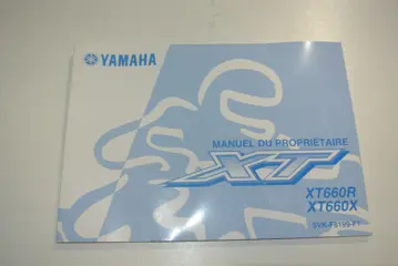 INSTRUCTIEBOEKJE Yamaha XTX 660 2004 - 2012