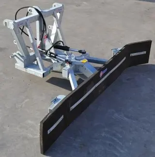 Rubberschuif 2.70 meter voor tractoren