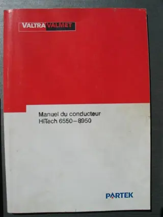 Manual Valmet 6550-8150