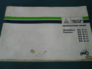 Manual Deutz AgroStar DX 4.61 / 4.71 /6.11 /6.21 /6.31 /