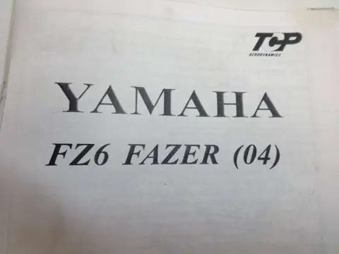 ONDERBAK Yamaha FZ6 2004 - 2007